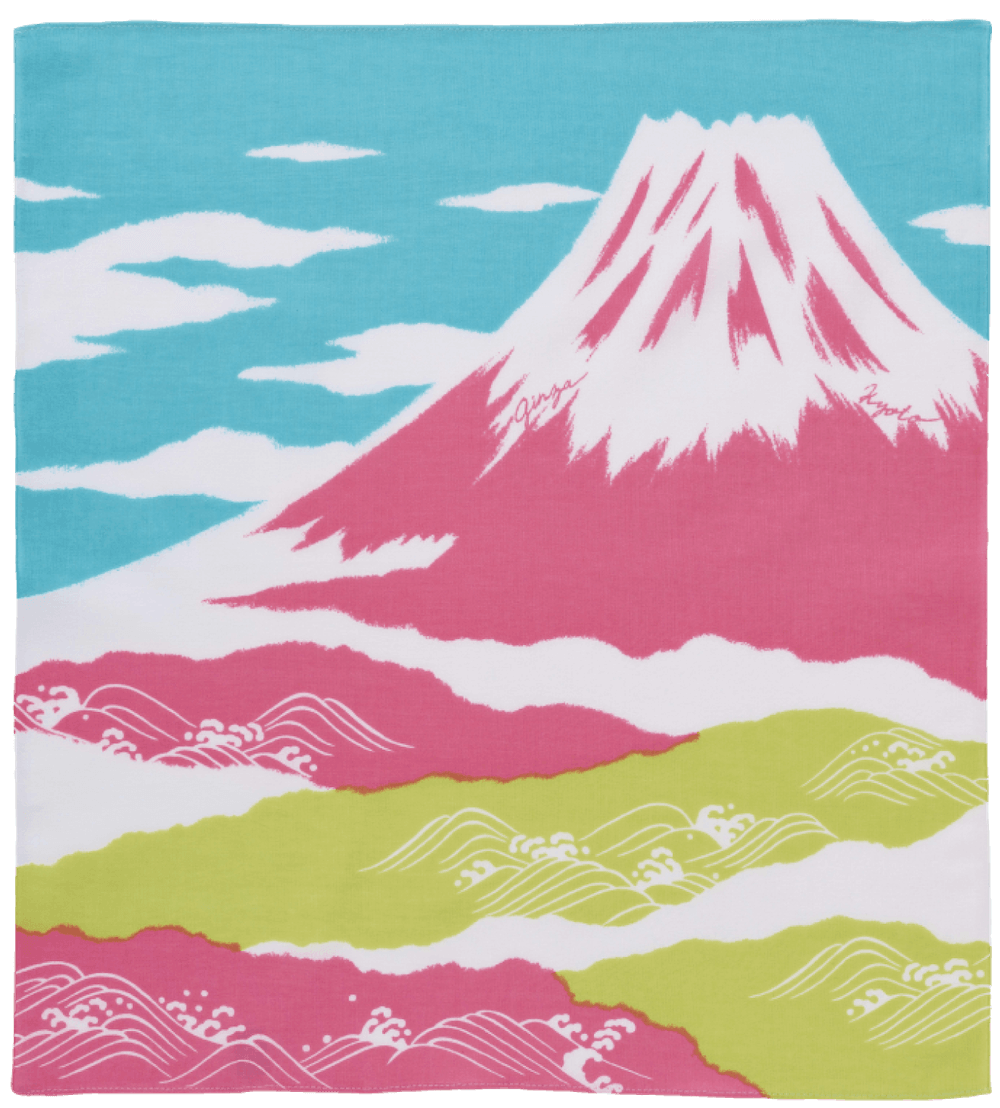 雛ふろしき 柄 富士山