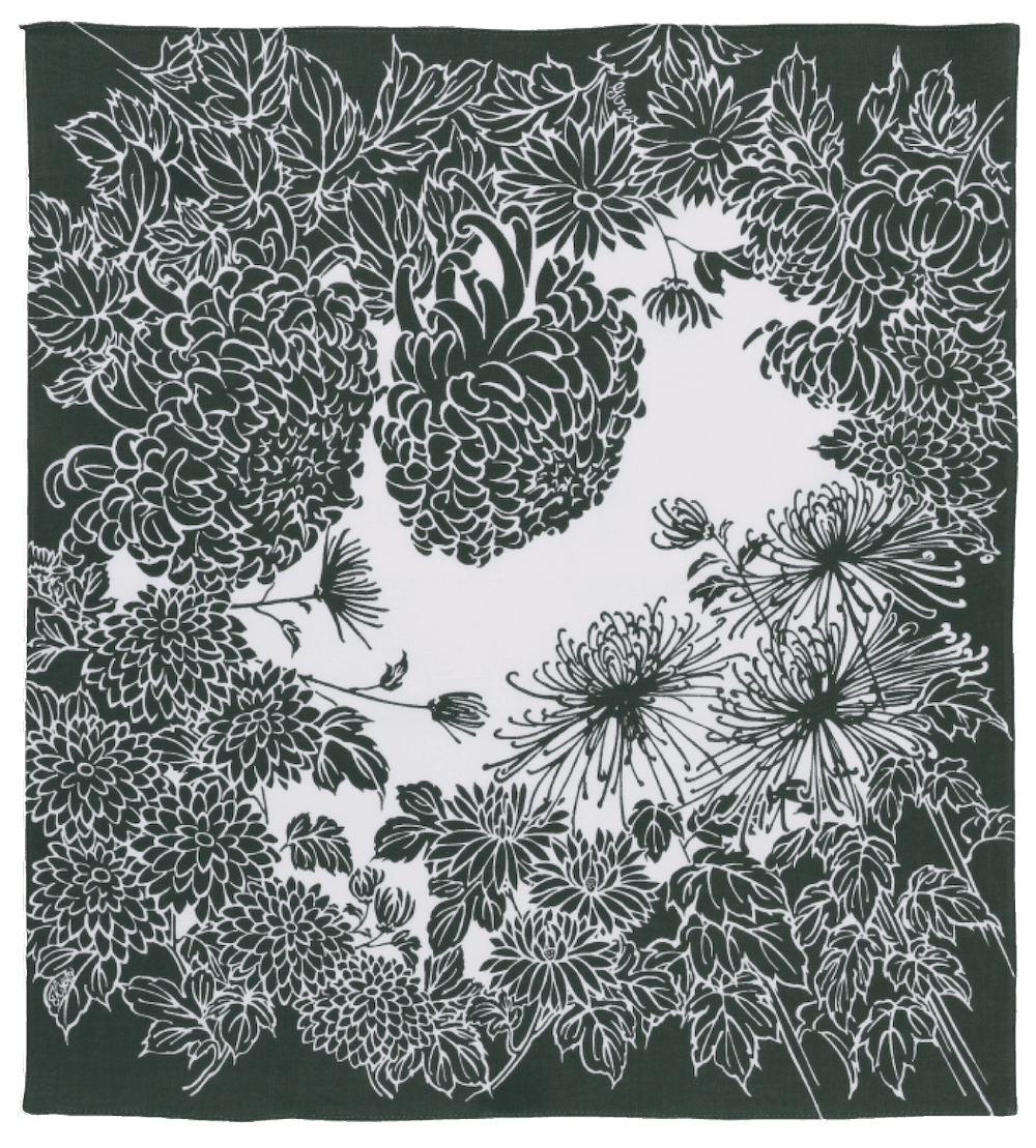 雛ふろしき 柄 菊